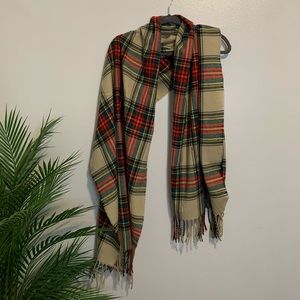 Banana Republic Large Plaid Blanket Scarf